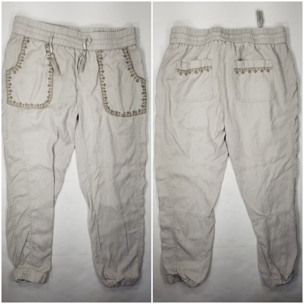 Anthro Hei Hei Joggers Pants Sz S Studs Tassels